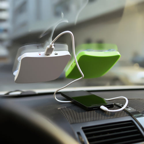 Solar-Powered Suction Cup Portable Charger (Power Bank)